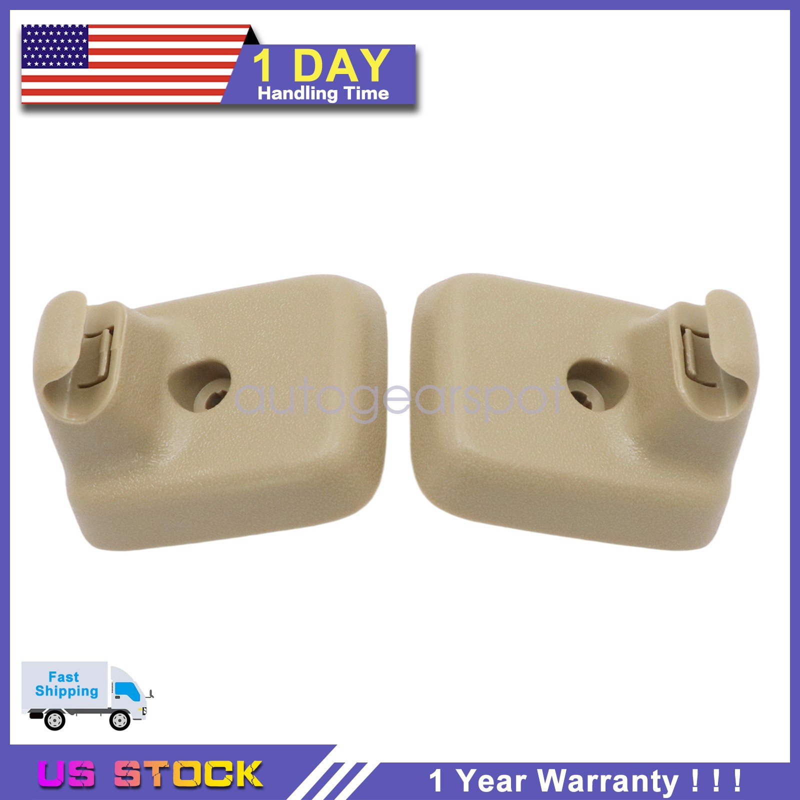 Fits Ford F-150 2009-2014 Sun Visor Holder Retainers Clip 2x AL3Z-1504132-AB