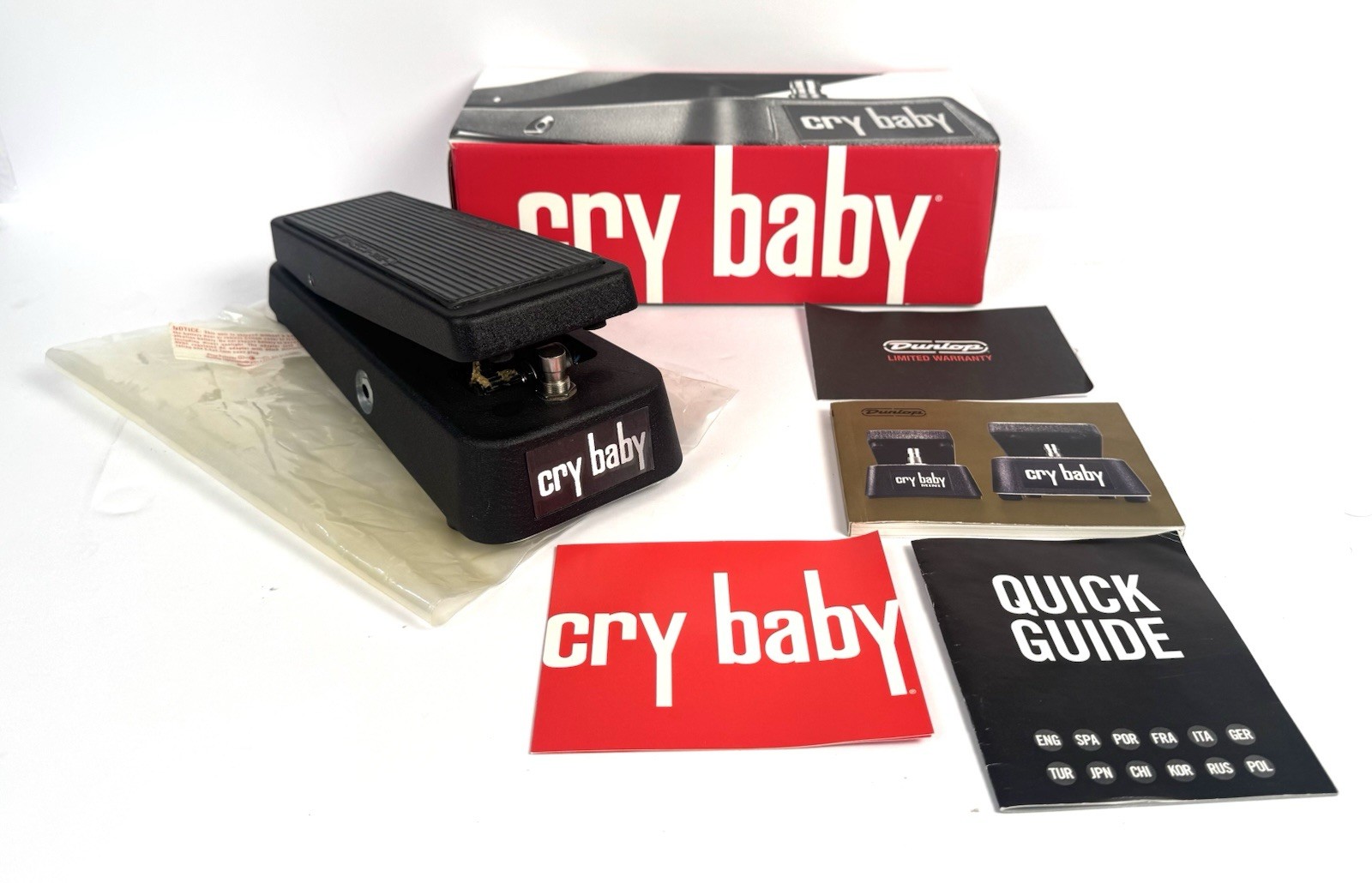 Dunlop Cry Baby GCB95 Original Crybaby Wah Guitar Effect Pedal! OPEN BOX!