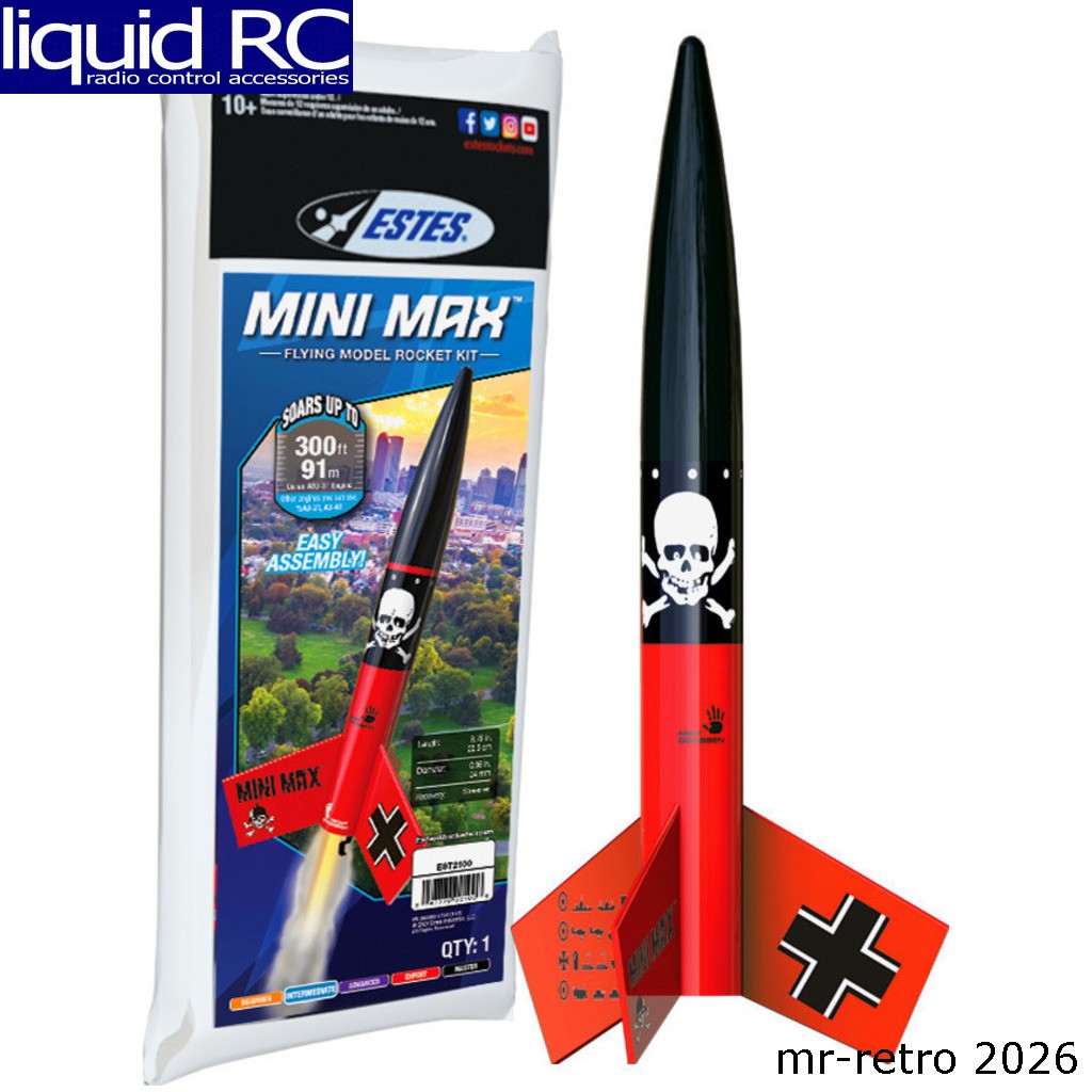 Estes 002100 Mini Der Red Max bag Kit