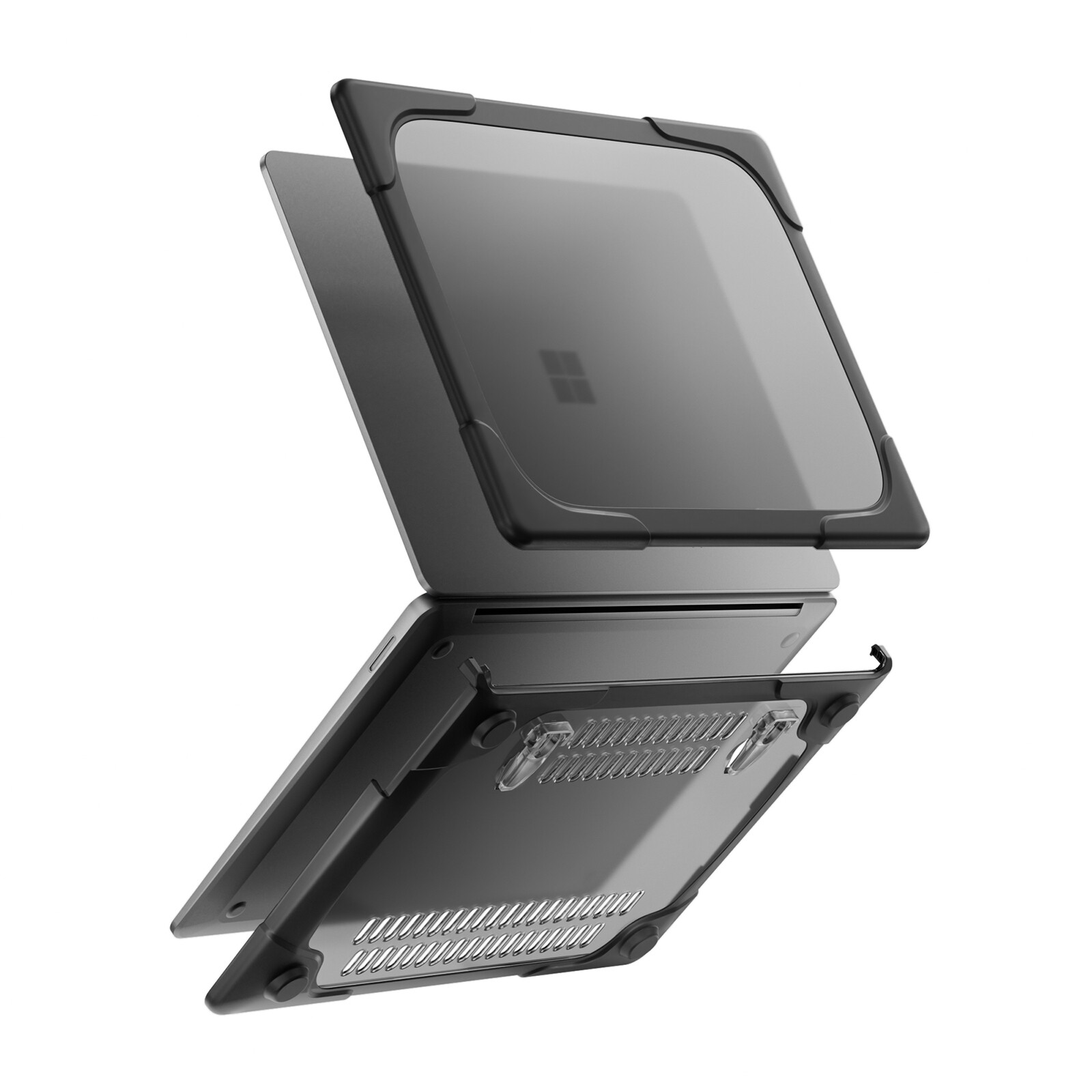 Shockproof Hard Shell Kickstand Case Cover for Microsoft Laptop 7 13.8" (2024)