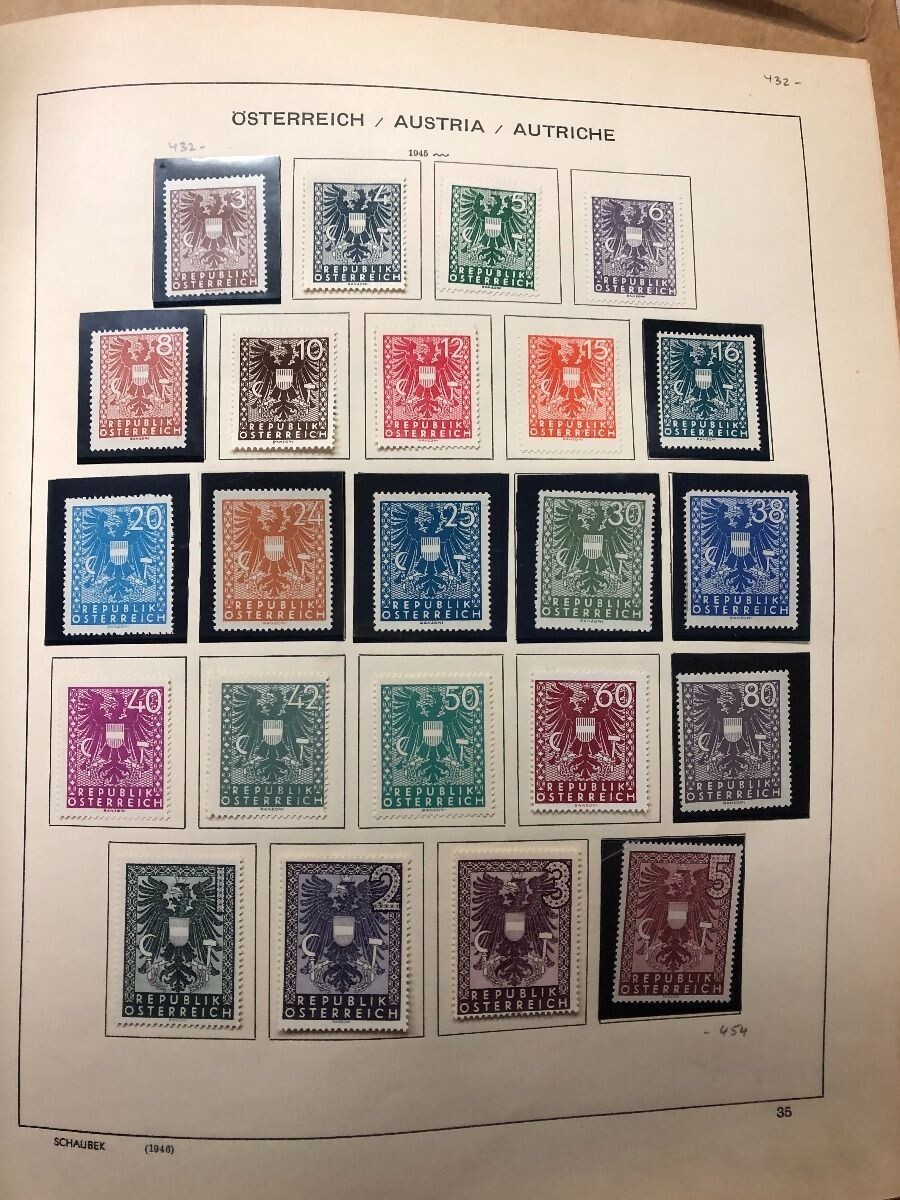AUSTRIA  COLLECTION  ON K-B  NICE PAGES  NICE LOOK   (B670)