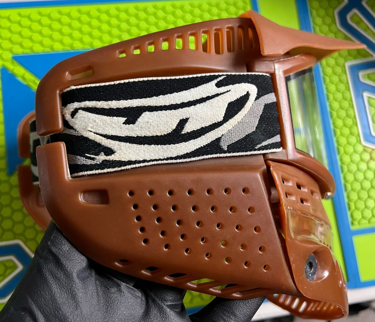 JT PROFLEX IZE - OG / BROWN - PAINTALL MASK GOGGLES - VINTAGE PROSHIELD THIN