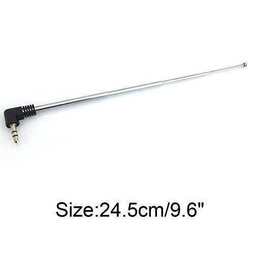 2 Pack Bluetooth Speaker Antenna Replacement Telescoping 3.5mm FM Radio