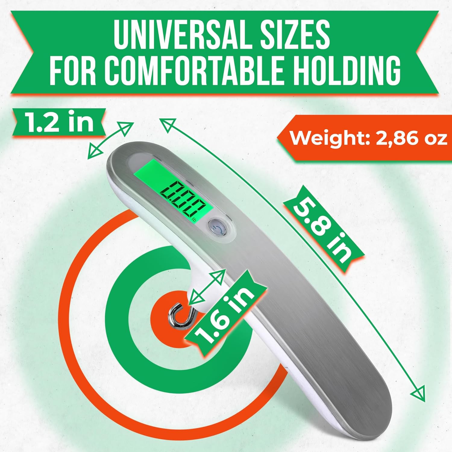 Digital Bow Scale for Draw Weight - 110LBS/50KG Recurve/Compound Bow Draw Weight