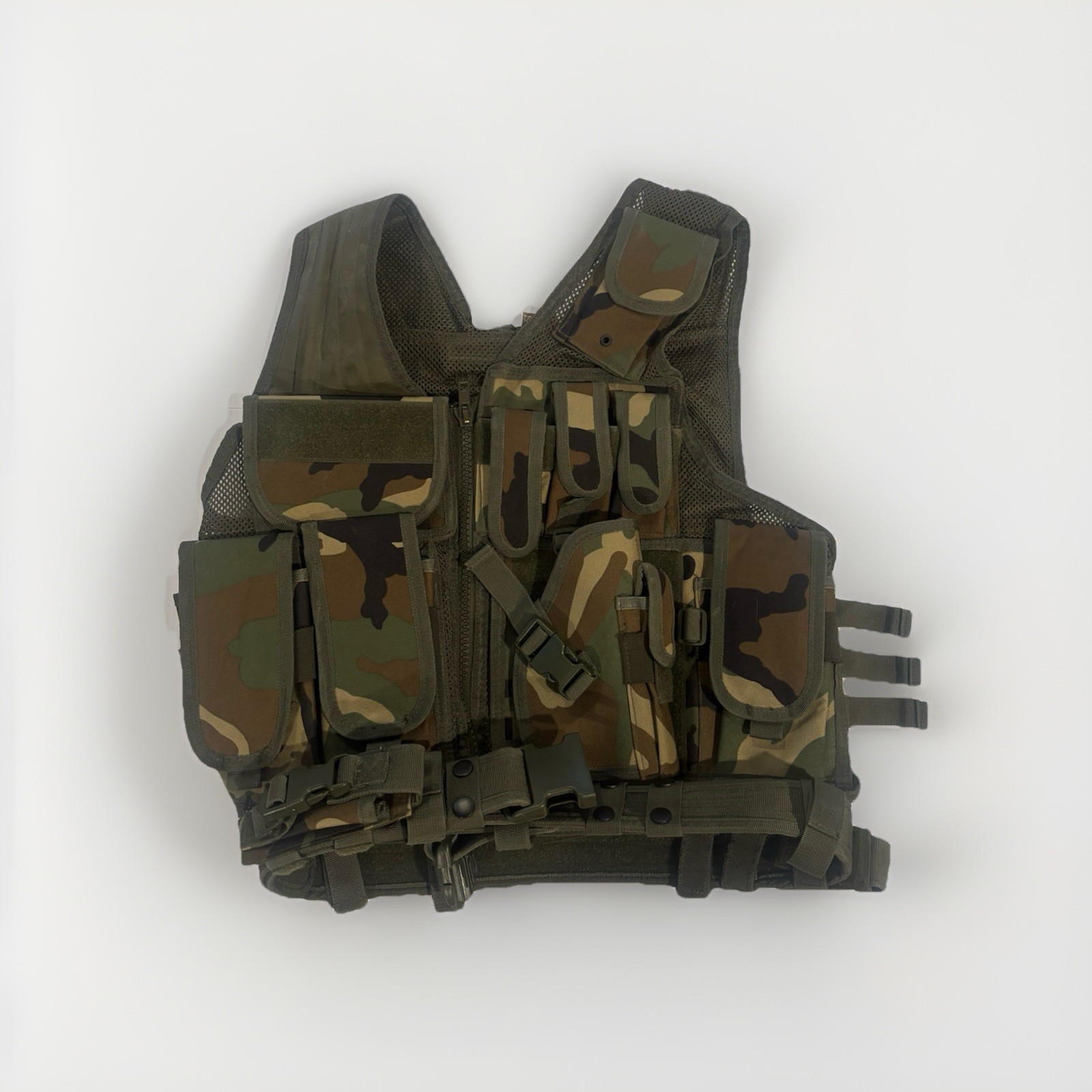 Red Rock Outdoor Gear Woodland Camo Tactical Vest M/L