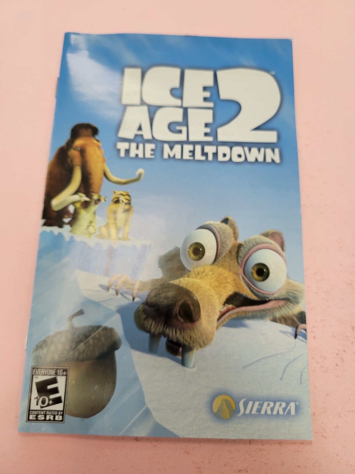 Ice Age 2: The Meltdown ( Sony PlayStation 2, 2006 ) Manual Only