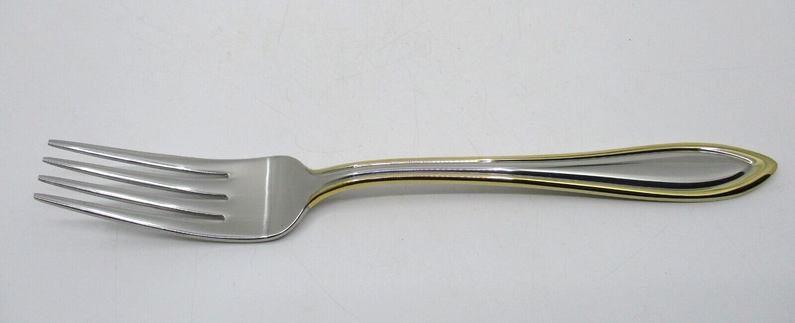 LENOX STAINLESS MEDFORD GOLD SALAD FORK -  7 1/2" - 05I