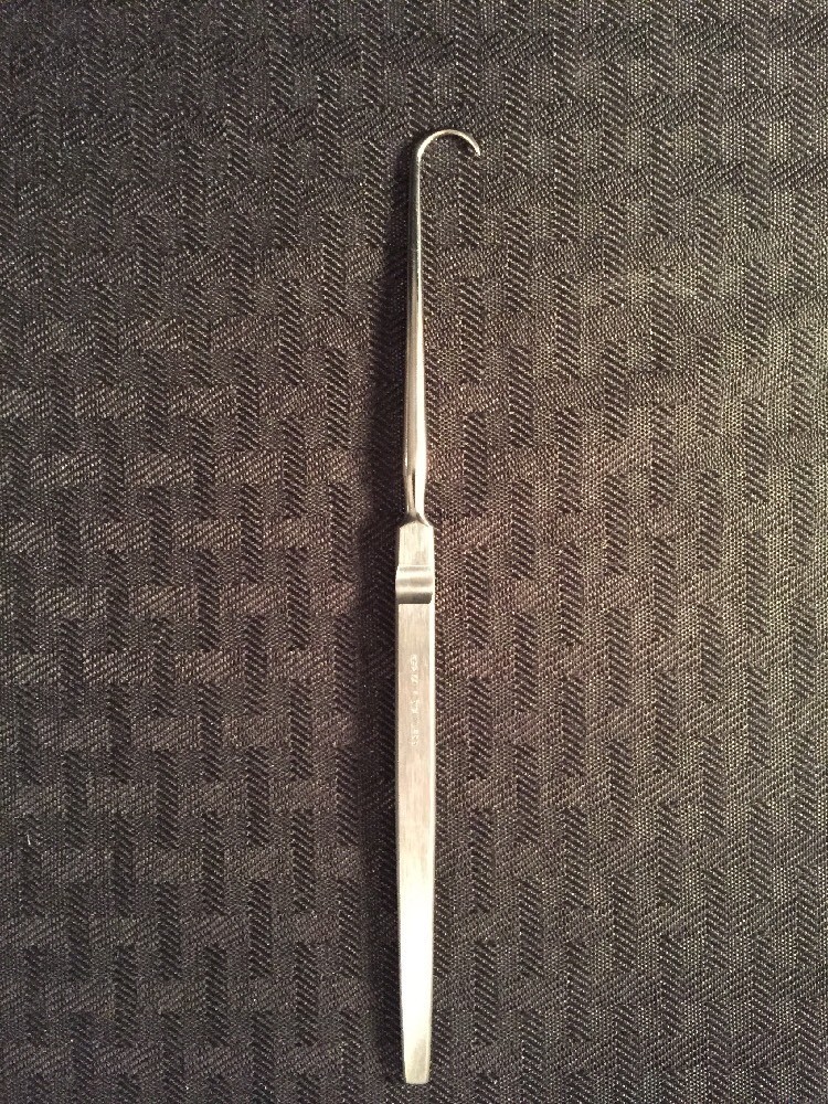 MILTEX Tissue Dura Hook 6.5" Long Germany Stainless Great Condition