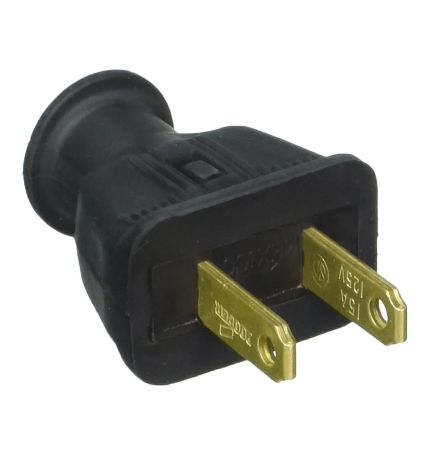 Copper Wiring 183BKBX Non-Grounding Straight Blade Plug
