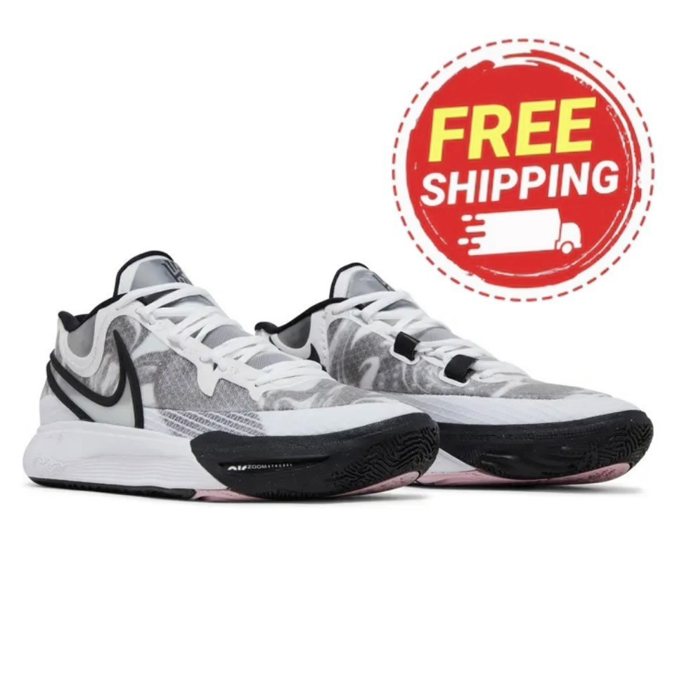 Nike Kyrie 8  White/White/Black BRAND NEW SIZE  M-17/ W-18.5 FREE SHIP