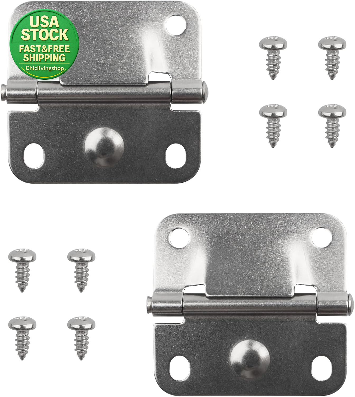 Stainless Steel Cooler Hinges Replacement for Coleman 5235 5250 6262 2 Sets