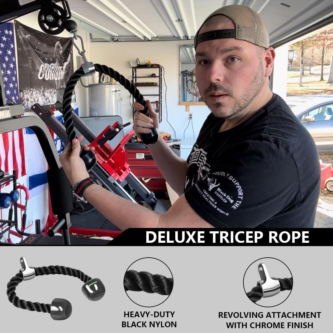 Cable Machine Attachment Set LAT Pulldown Attachments Weight Machine Accessor...
