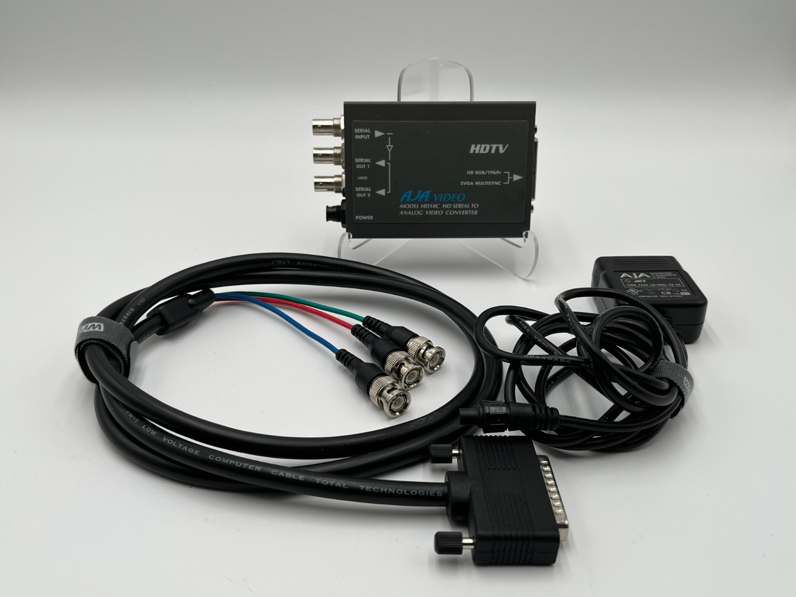 AJA HD10C HD/SD-SDI to Analog Converter with PSU and Breakout Cable, Power Test