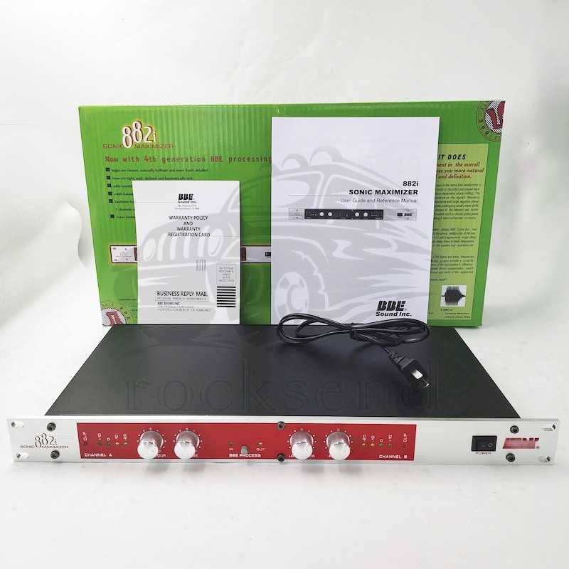 For BBE 882i Sonic Maximizer Rackmount Unit 1U + Cables US Free Shipping