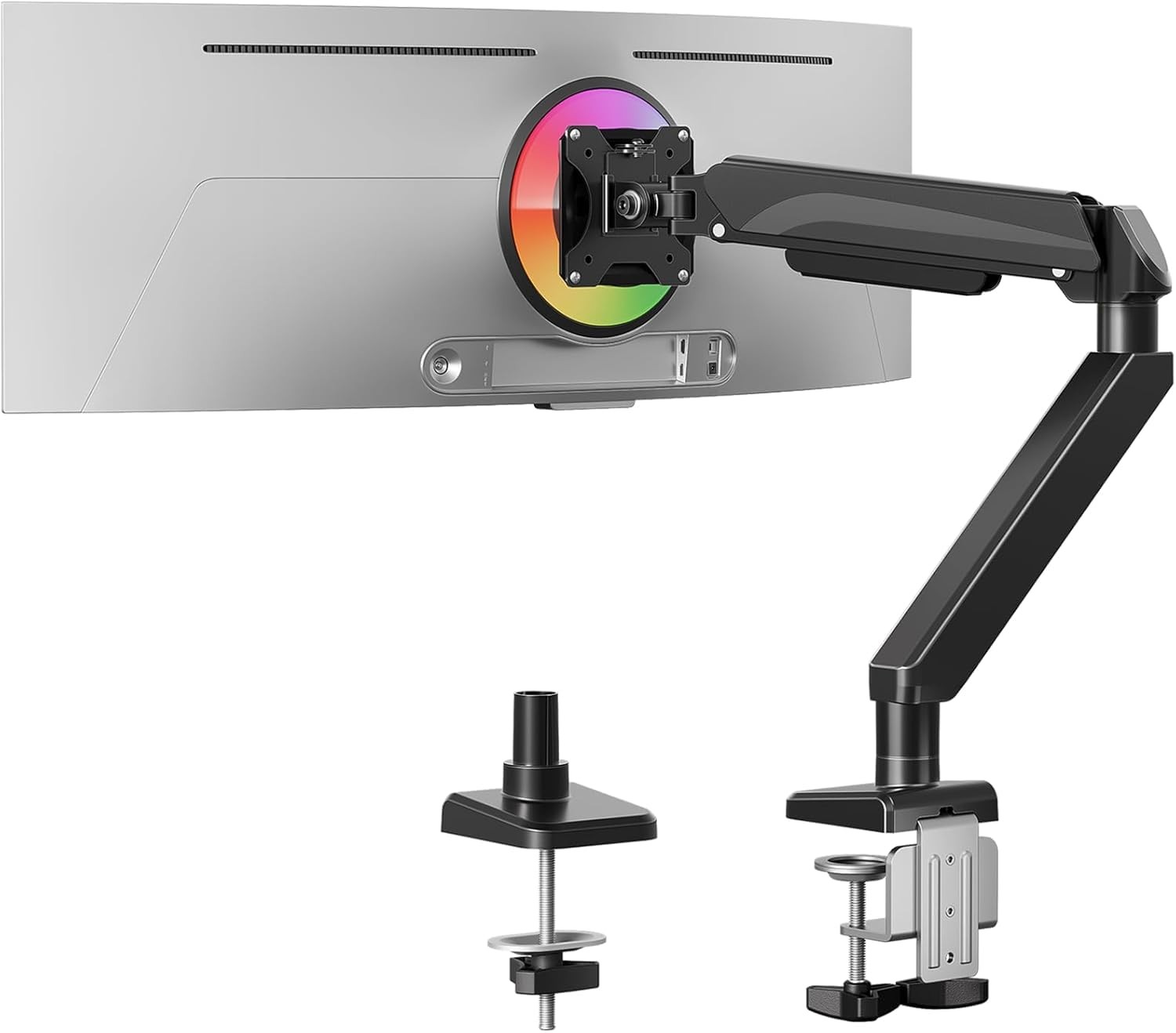 Heavy Duty Single Monitor Arm for 42 40 39 34 32 27Inch Screens, Monitor Stan...