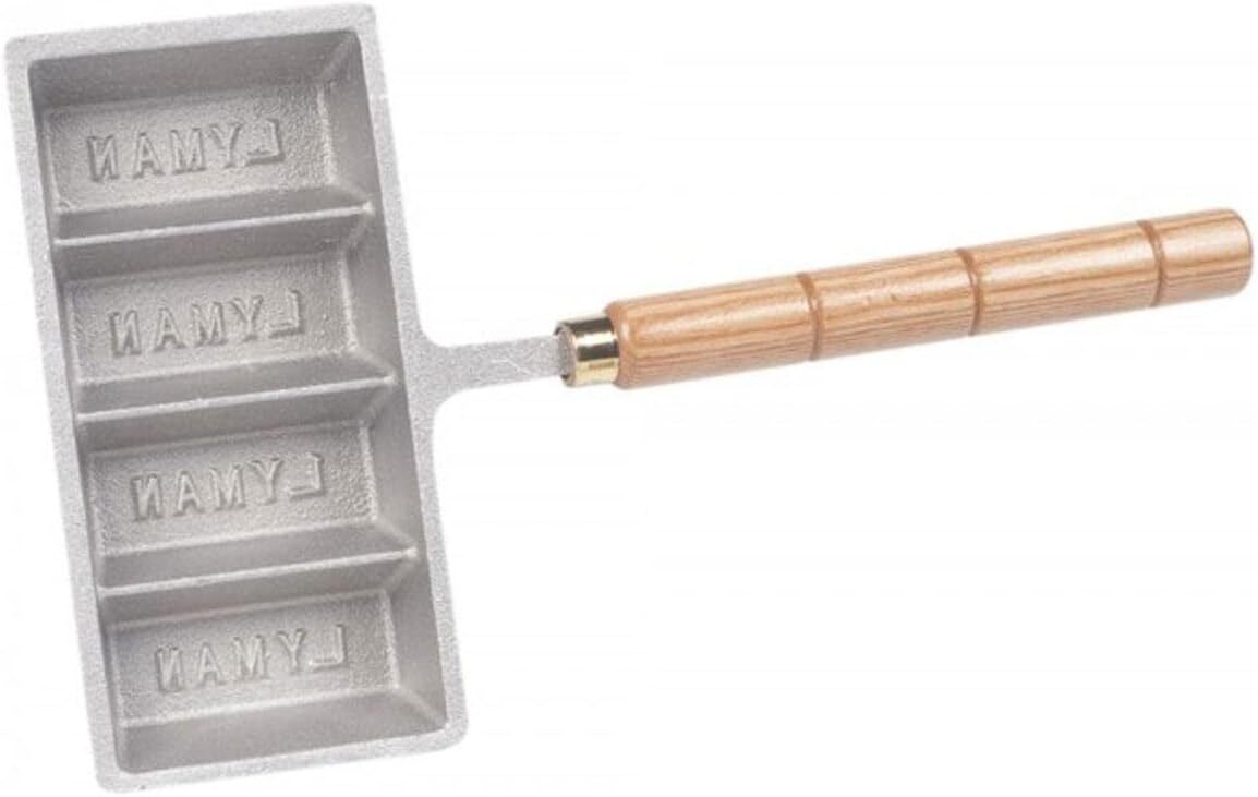 Lead Mould For Four Ingots 30 Degree Draft Easy Ejection Accessory For Furnace