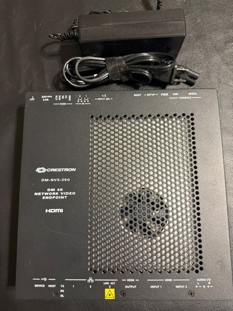 Crestron DM-NVX-350 DM 4K HDMI Network Video Endpoint Encoder Decoder With Power