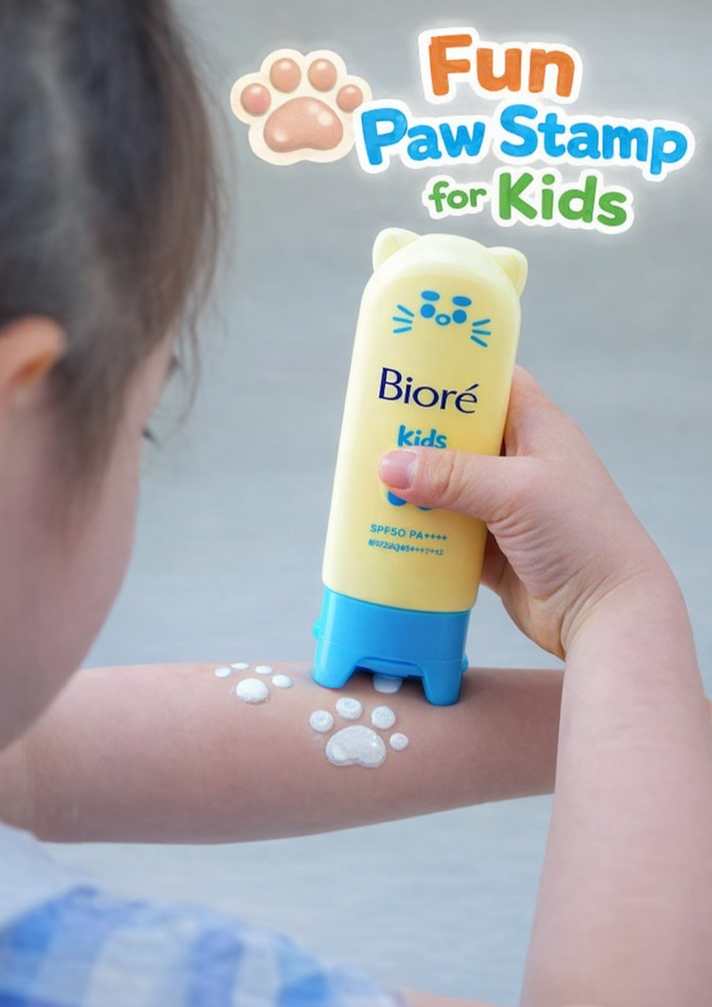 Biore UV Kids Paw Stamp Sunscreen SPF50 PA+++ 70g x2 Japan