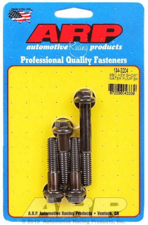 ARP SB Chevy hex short water pump bolt kit 134-3204