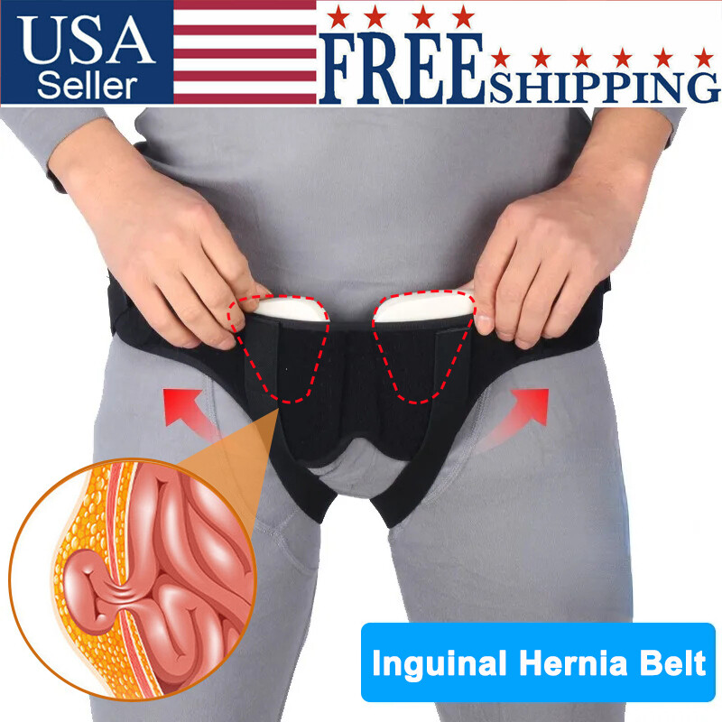 Inguinal Hernia Support Belt for Women Mens Groin Hernia Truss Brace Pain Relief