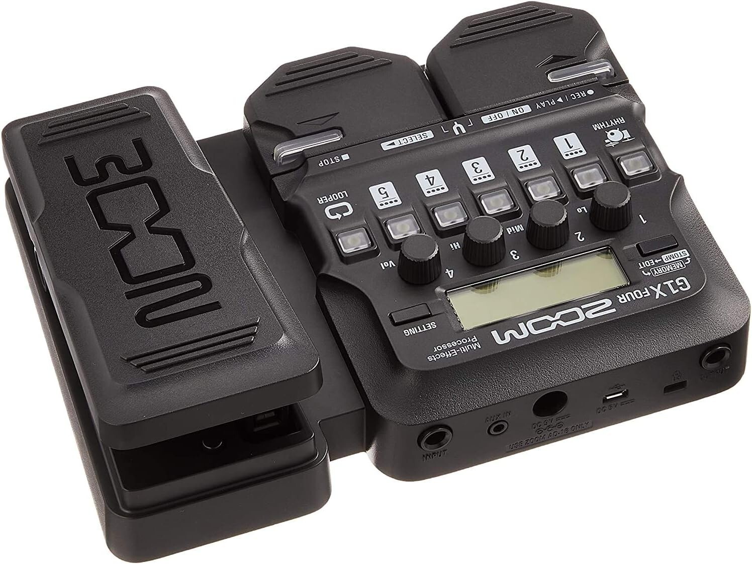 Zoom G1X FOUR Guitar Multi-Effects Processor Pedal with Expression Pedal NEW