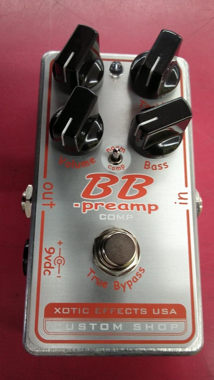 XOTIC Bb-Pre Comp Guitar Compressor with Box and Manual