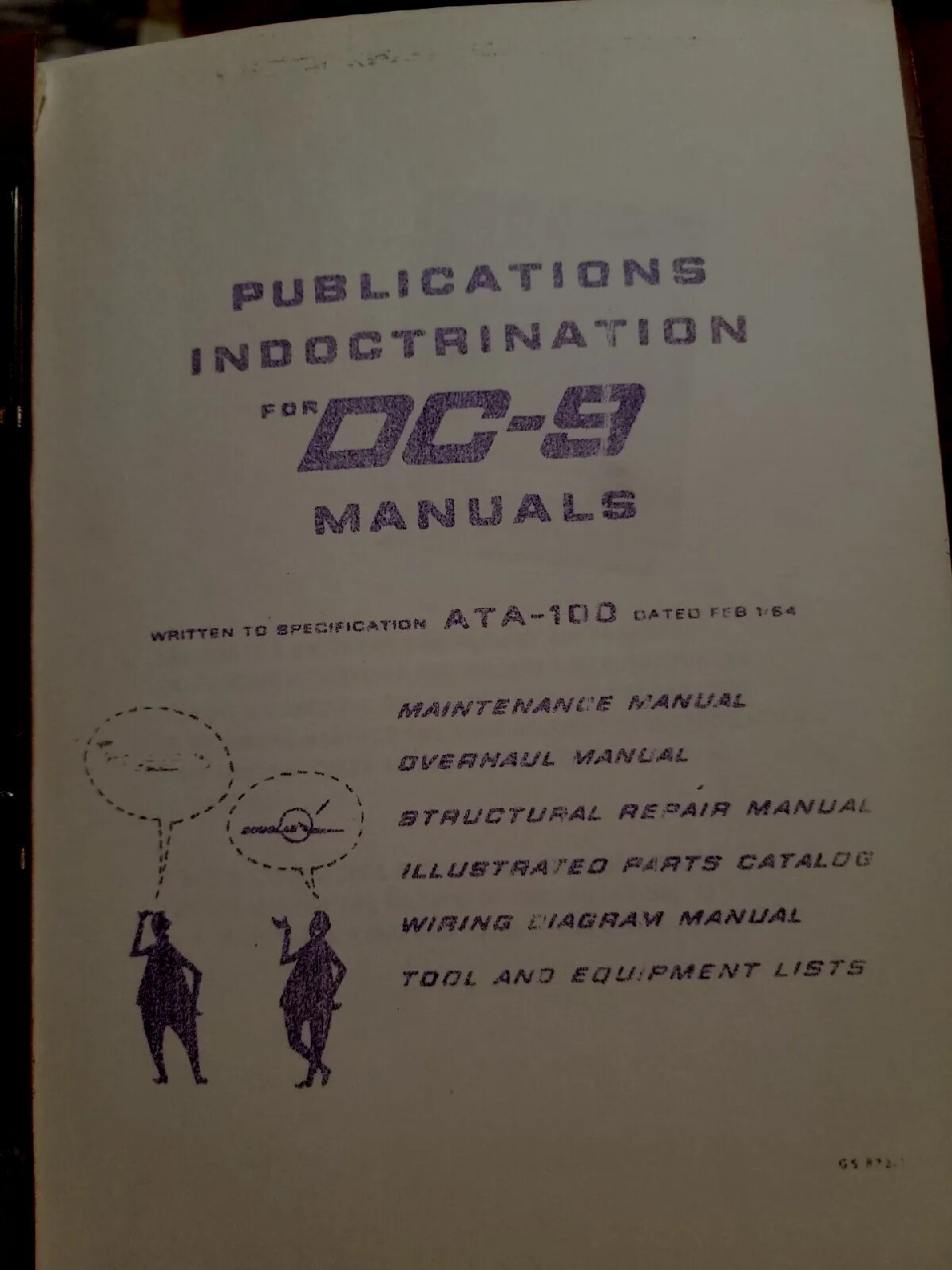 ✈️ DC-9 AIRCRAFT MANUAL ORIGINAL FEB 1964 AVIATION MANUAL ✈️