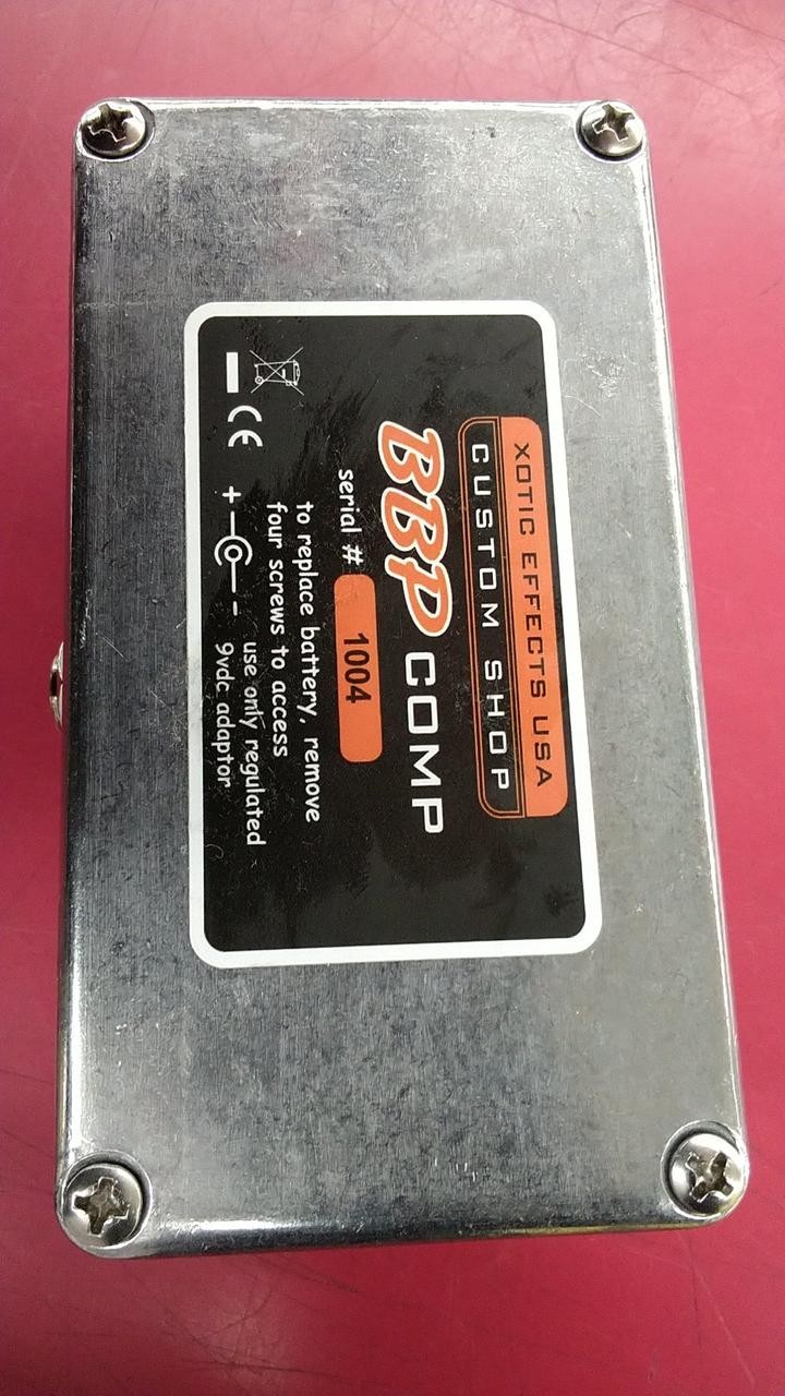 XOTIC Bb-Pre Comp Guitar Compressor with Box and Manual