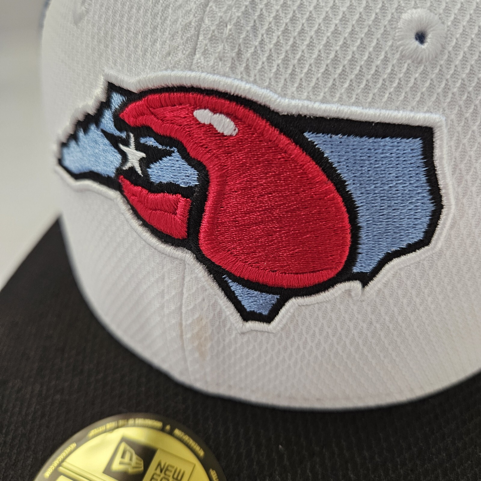 Hickory Crawdads. New Era Era. 59FIFTY Fitted Hat 7 1/8