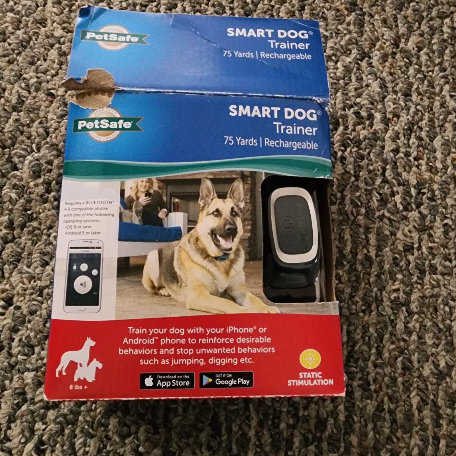 PetSafe Smart Dog Remote Trainer Collar Phone Based Training 75yrds No Manual
