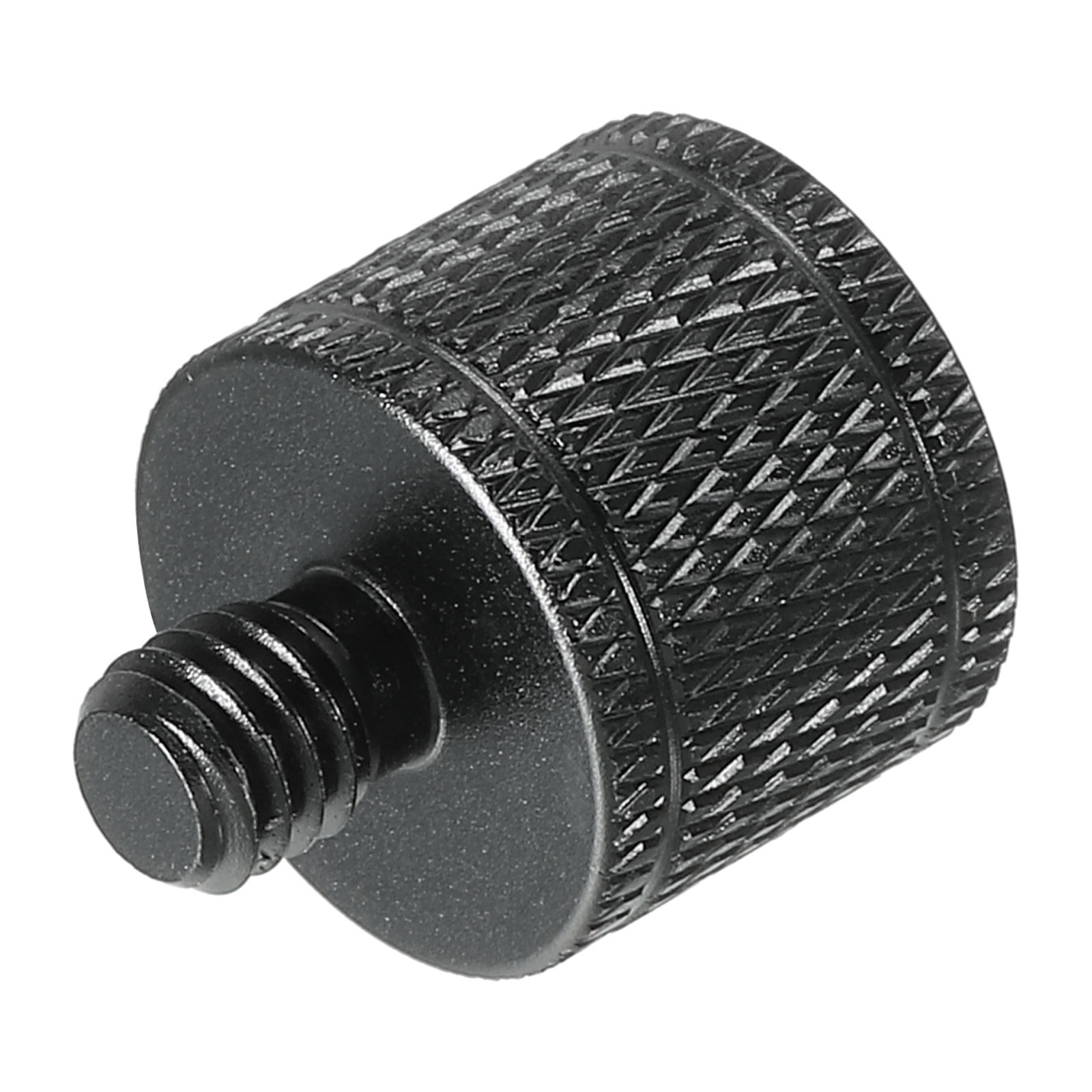 Mic Stand Adapter M8 Female to M6 Male Camera Screw Thread Adapter Black