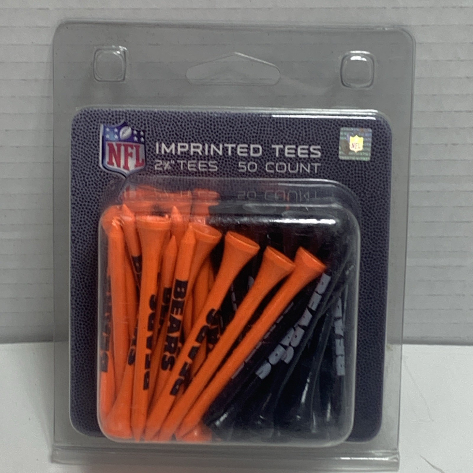 🔥Chicago Bears Golf Tees 2 3/4in. 50 Count  New In Package
