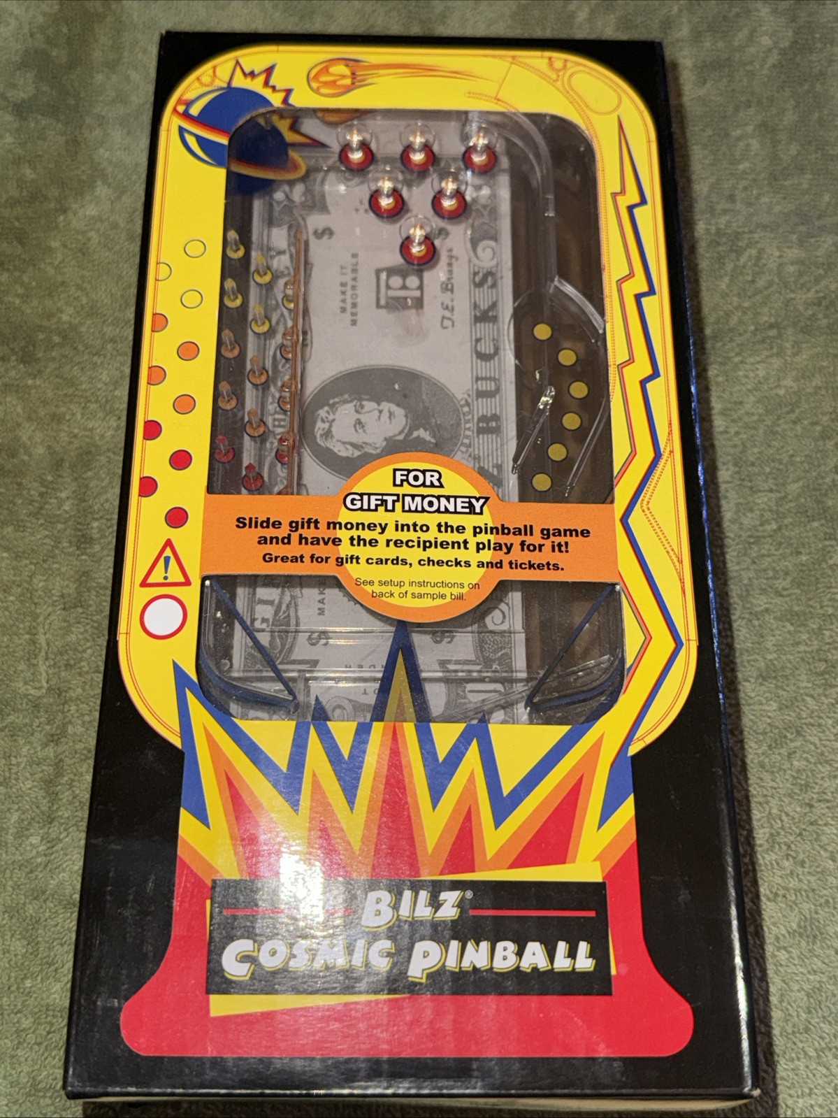 Cosmic Pinball Money Puzzle Game for Cash, Checks, Gift Cards - Ages 8+ Sealed