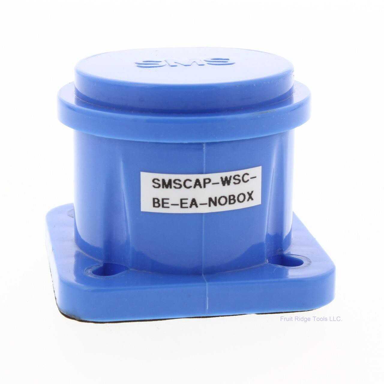 Blue Molded Panel Mount Snap Back Cover Protective Cap