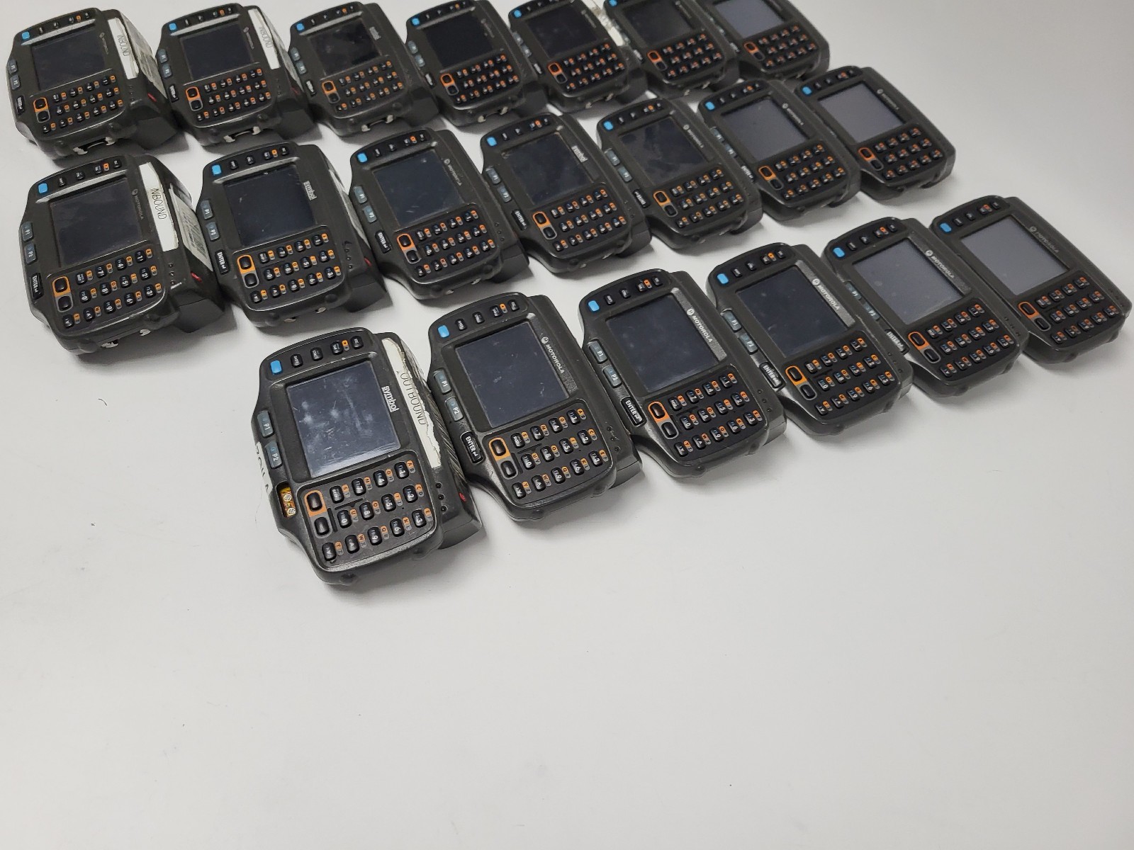 Lot of 20 Motorola WT41N0 Wrist Computers Parts (No Batteries, Untested)