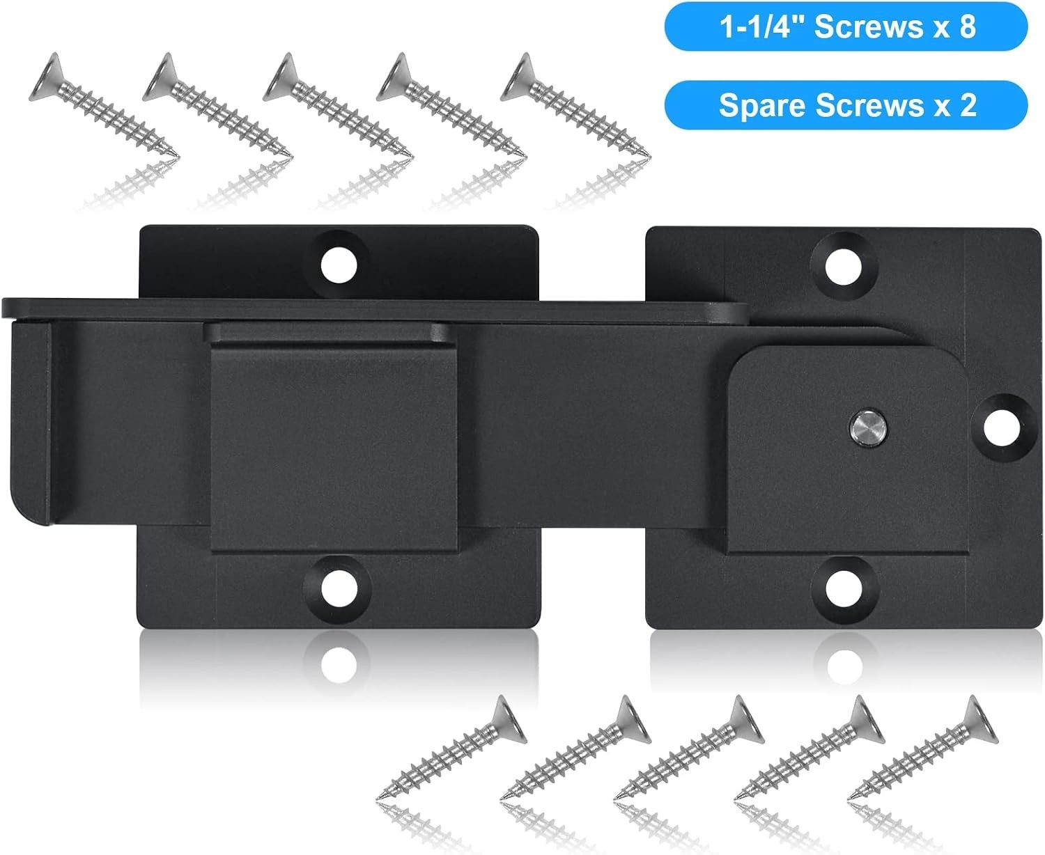 Solid Aluminum Alloy Gate Lock with Padlock Hole