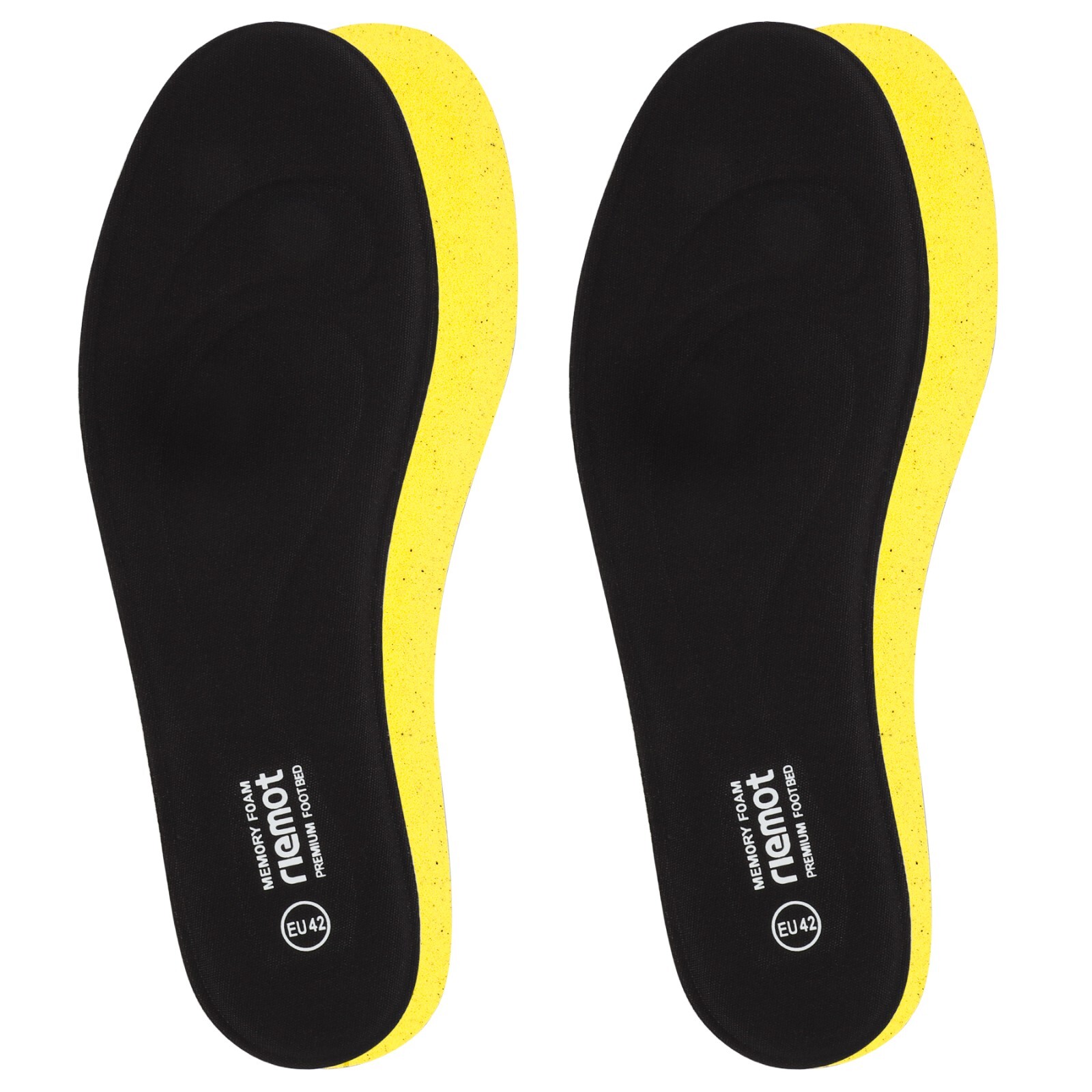 riemot Memory Foam Insoles for Mens Womens Work Boot Sneaker Shoe Inserts