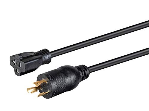 Monoprice Heavy Duty Power Cord NEMA L5-20P 20A 2ft