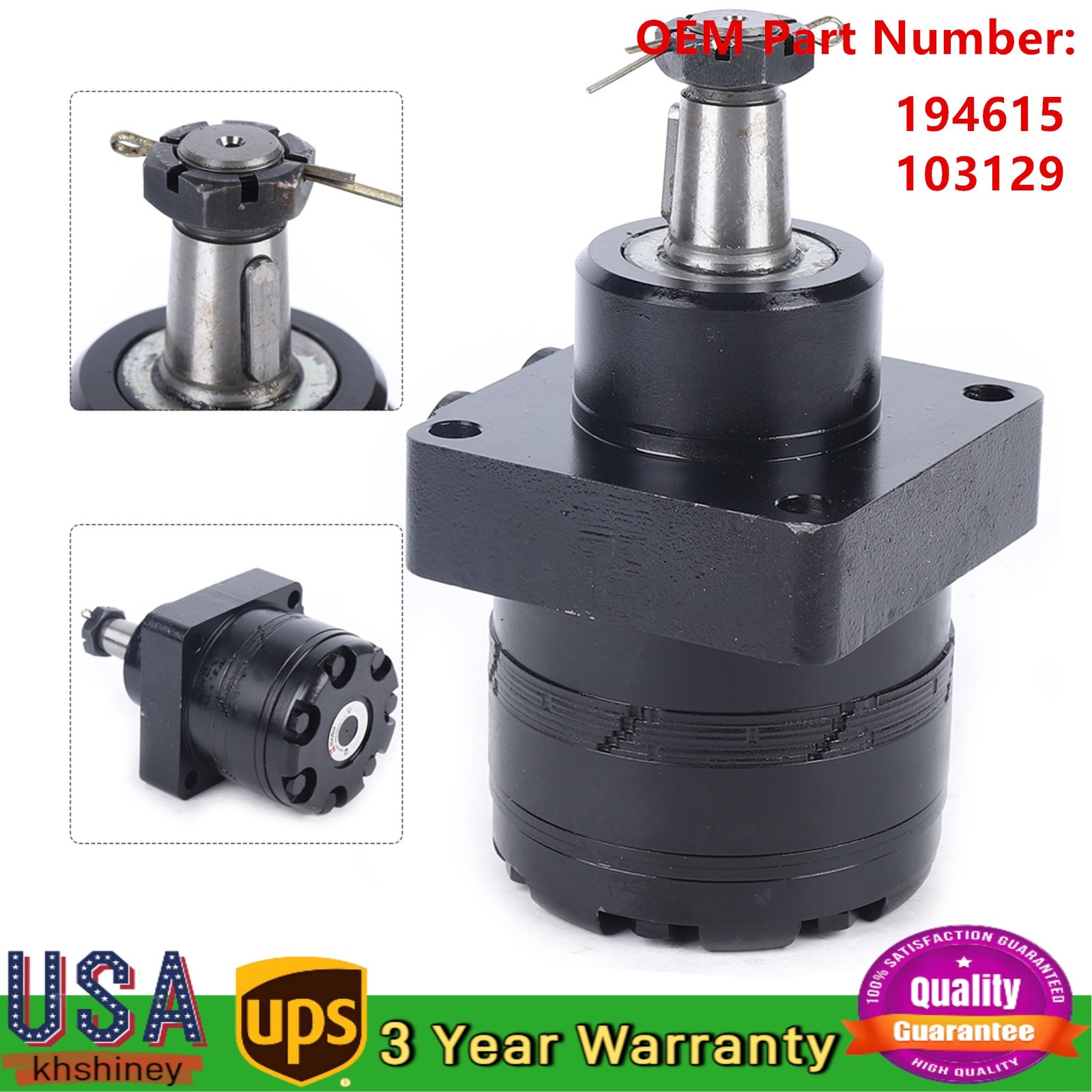 194615 Hydraulic Drive Motor For Skyjack Scissor Lift Models SJIII4620 SJIII4626