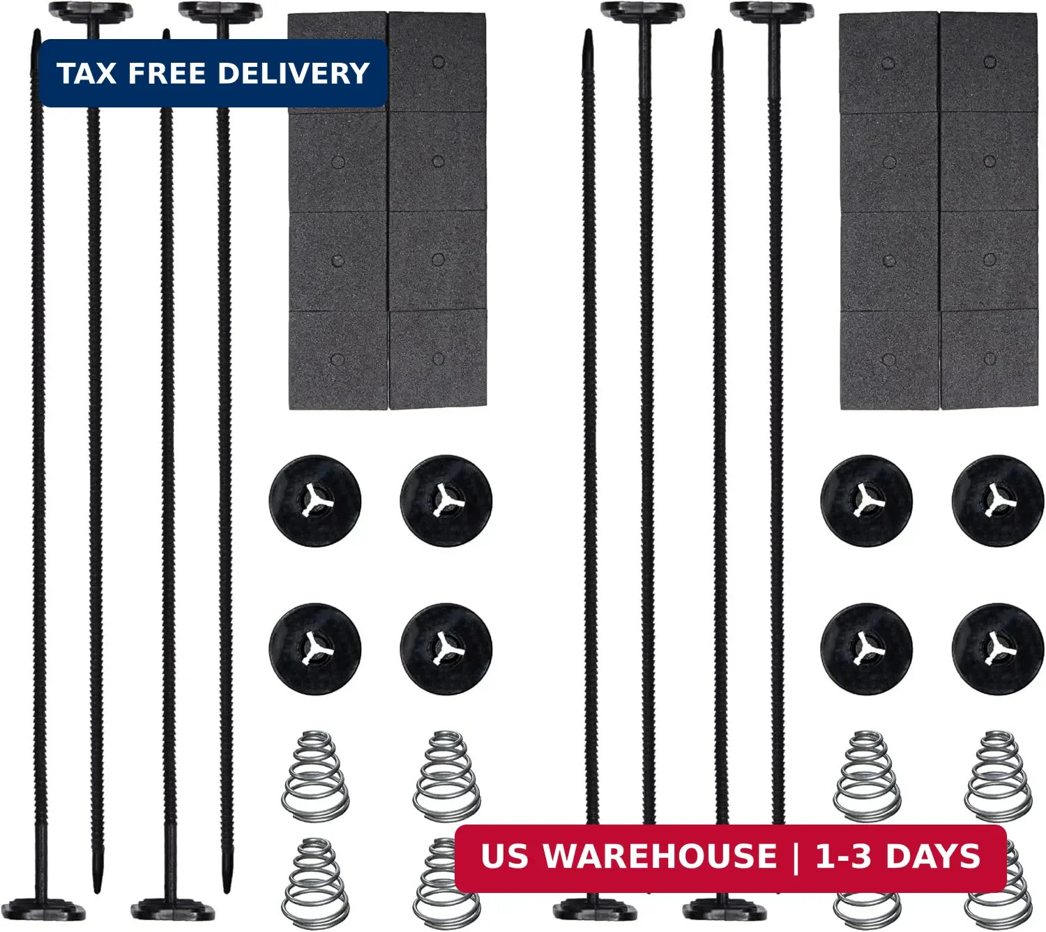 BFXM Automotive Fan Mounting Kit, Radiator Fan Zip Ties Clips Mounting Kit | Ele