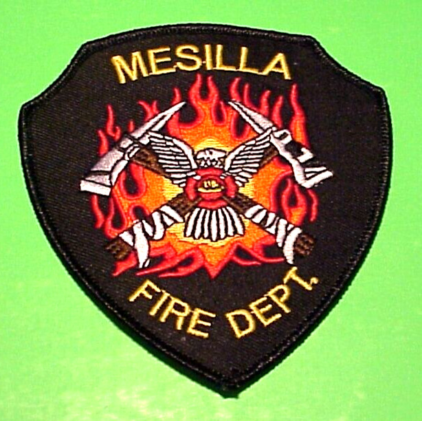 MESILLA  NEW MEXICO  NM  4 1/2"  FIRE DEPT PATCH  FREE SHIPPING!!!