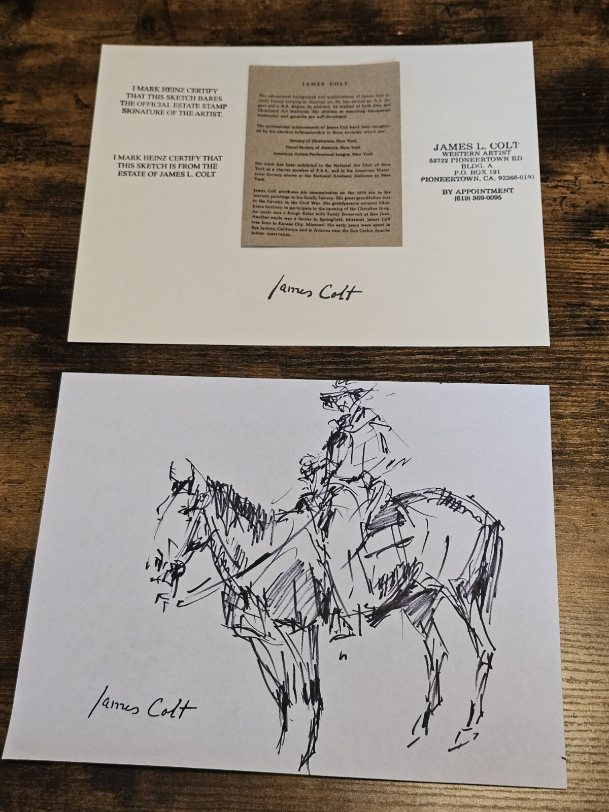 James Colt Western Cowboys Sketching (118)