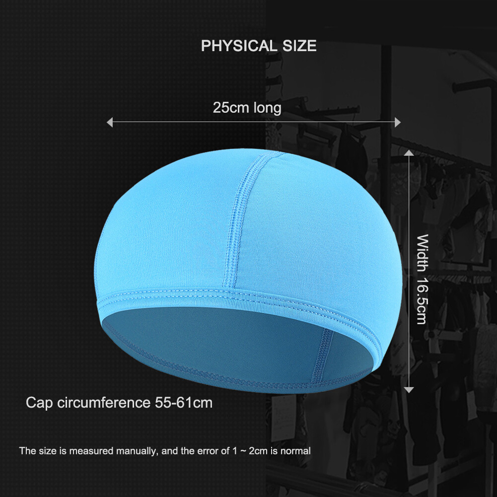 Men Women Skull Cap Sweat Wicking Helmet Liner Beanie Cap Cooling Cycling Hat US