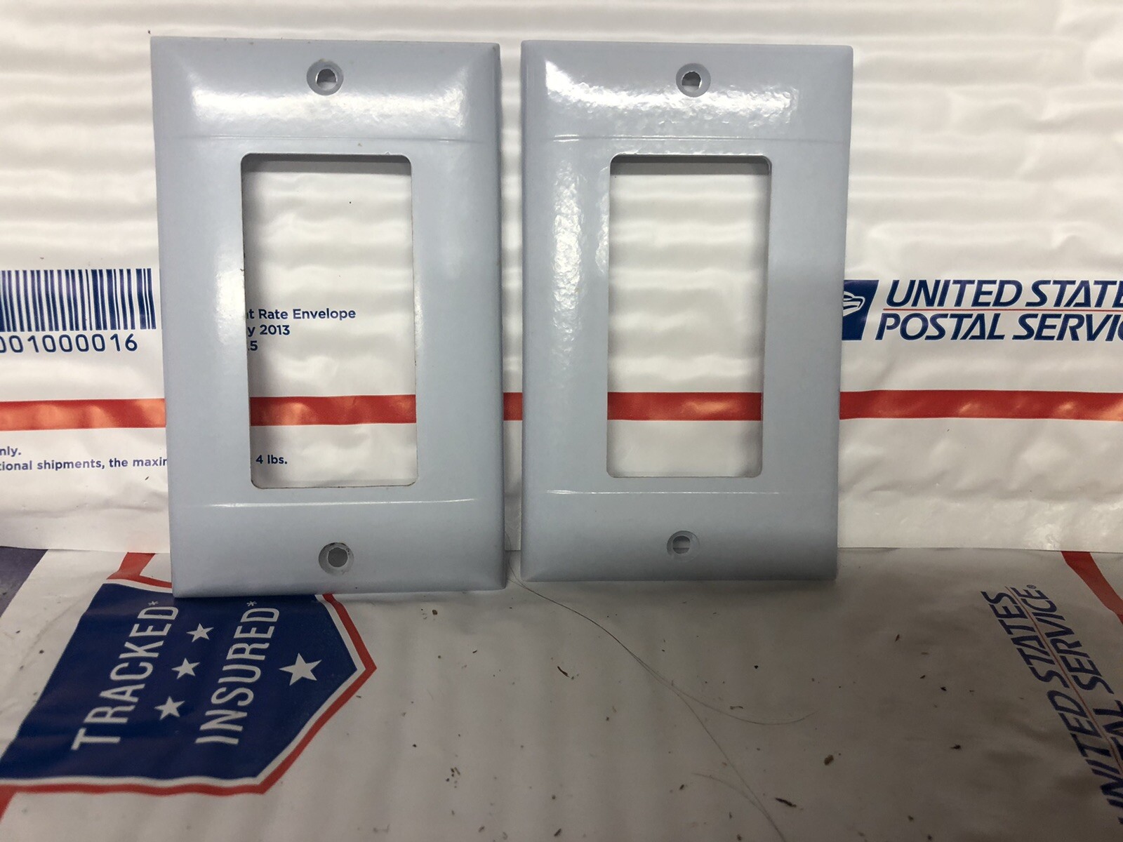 (20) Pass & Seymour Blue Decorator Plastic One Gang Plates.