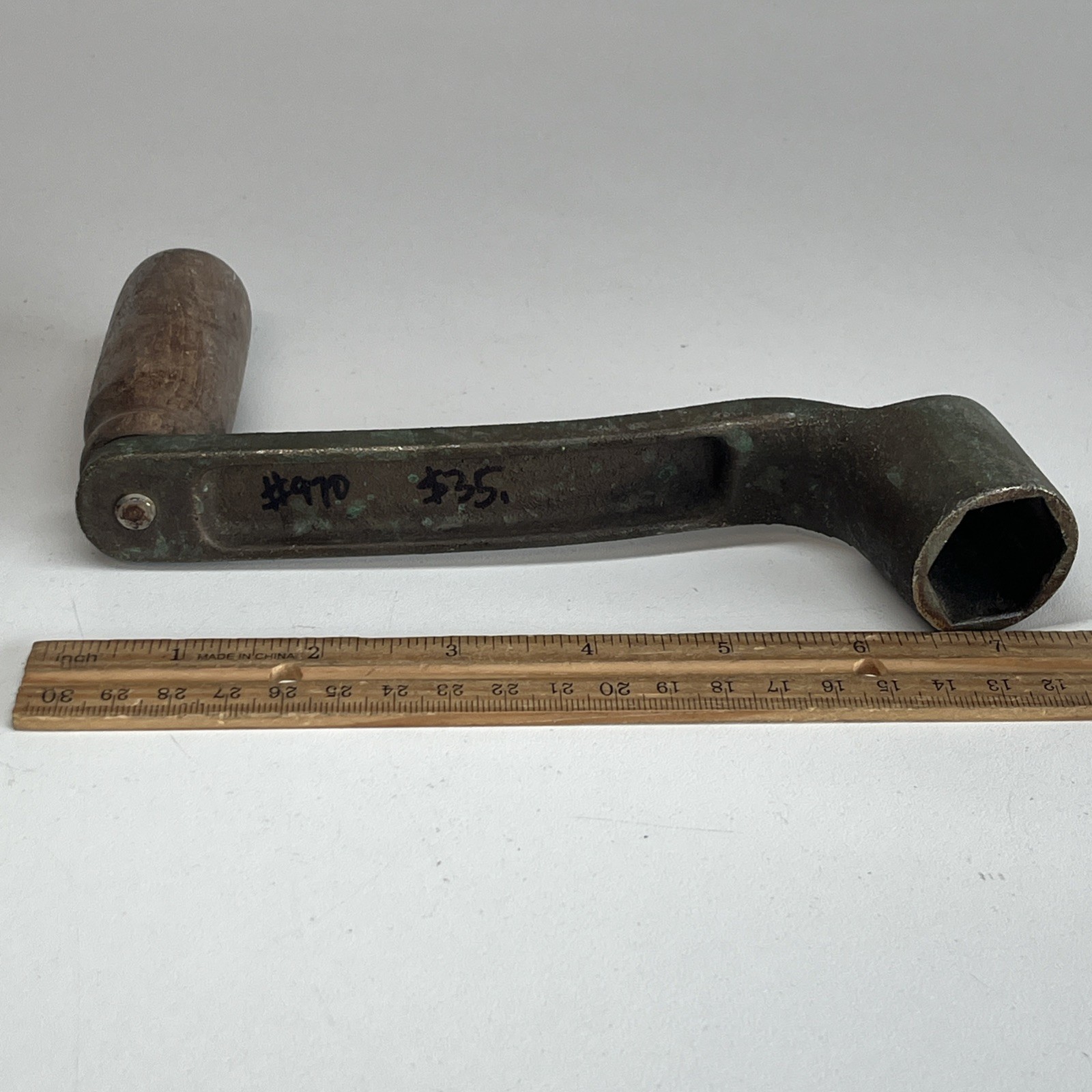 Bronze Winch Handle Hexagon Interface