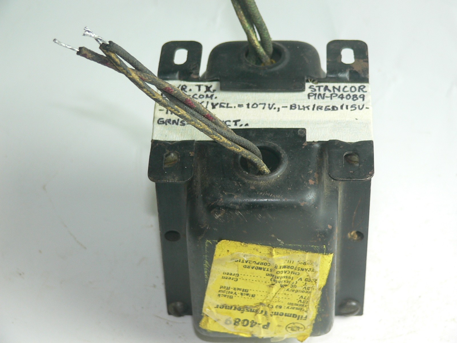 1  Stancor P-4089  Filament Transformer--Tests good