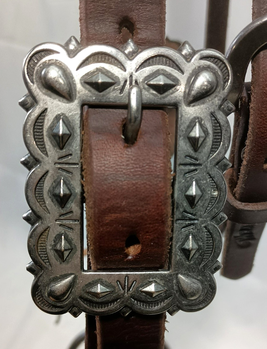 Weaver Leather Headstall with Bit and Chinstrap, Excellent Used Condition!