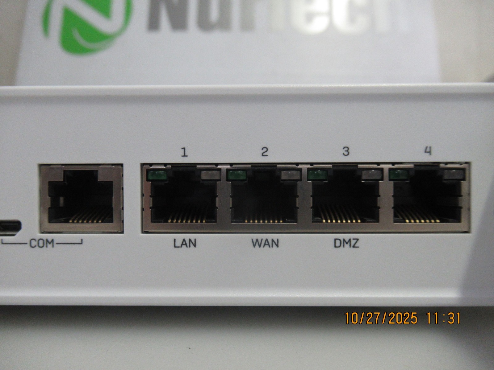 Sophos XG 86w Rev. 1 Network Security Firewall 4 Port Connection