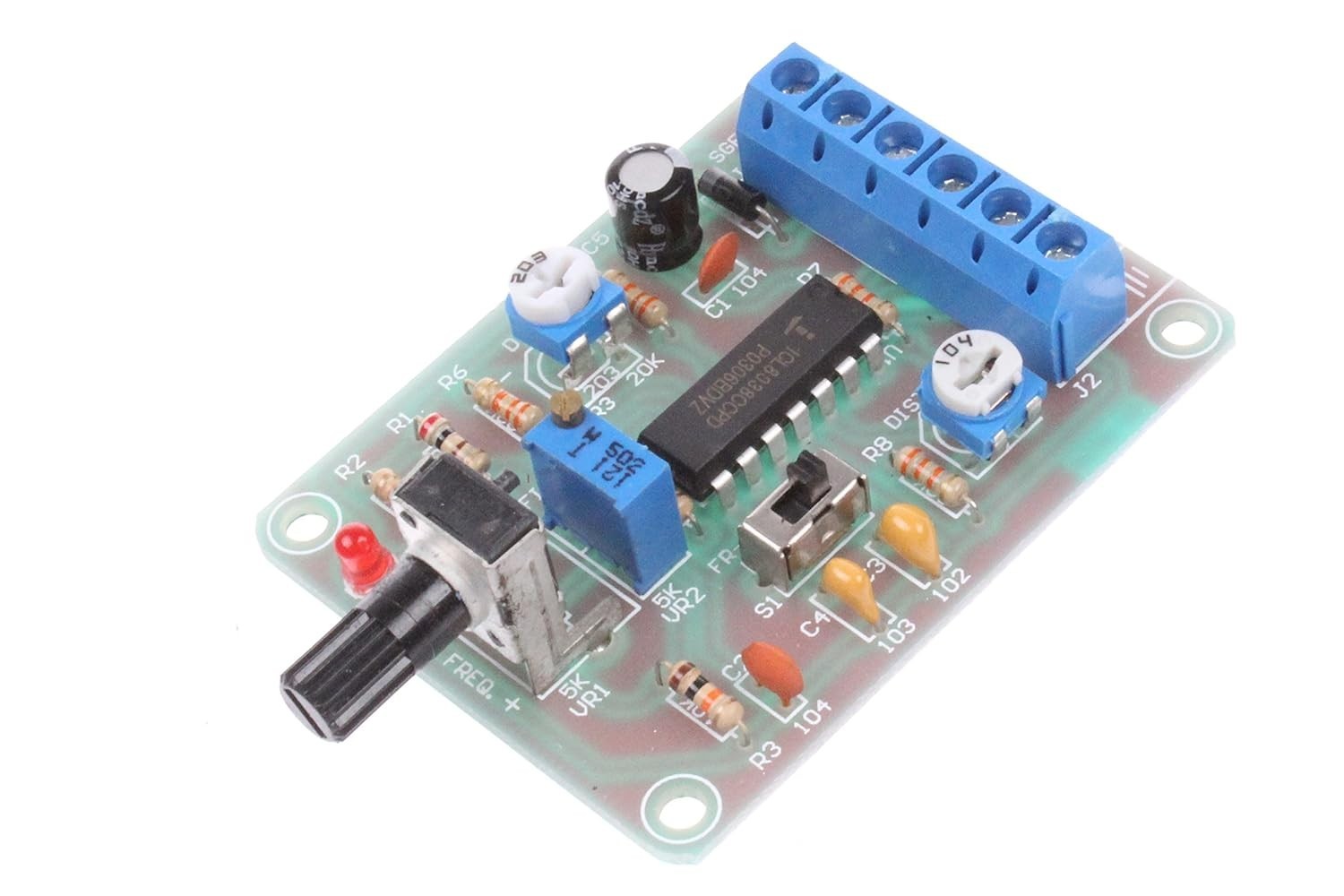 Signal Generator DC12V 50-5KHz Adjustable Frequency Sine Triangle Square