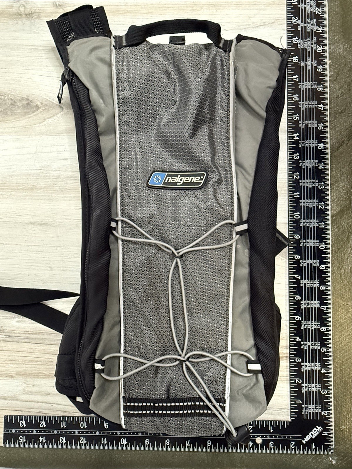 Nalgene Water Hydration Hiking Backpack Pack Black/Gray w/o bladder